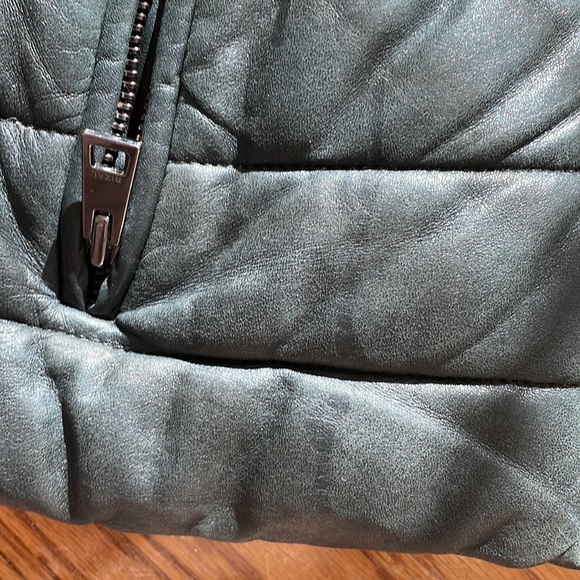 Real leather and shearling coat - Picture 14 of 15